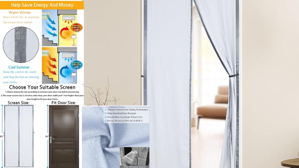 This image is a Thermal Insulation curtain, it controled the tempereature of the room