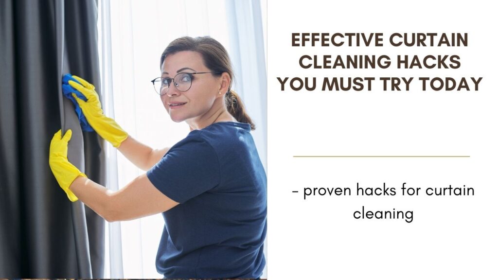 How to Clean and Maintain your Curtain